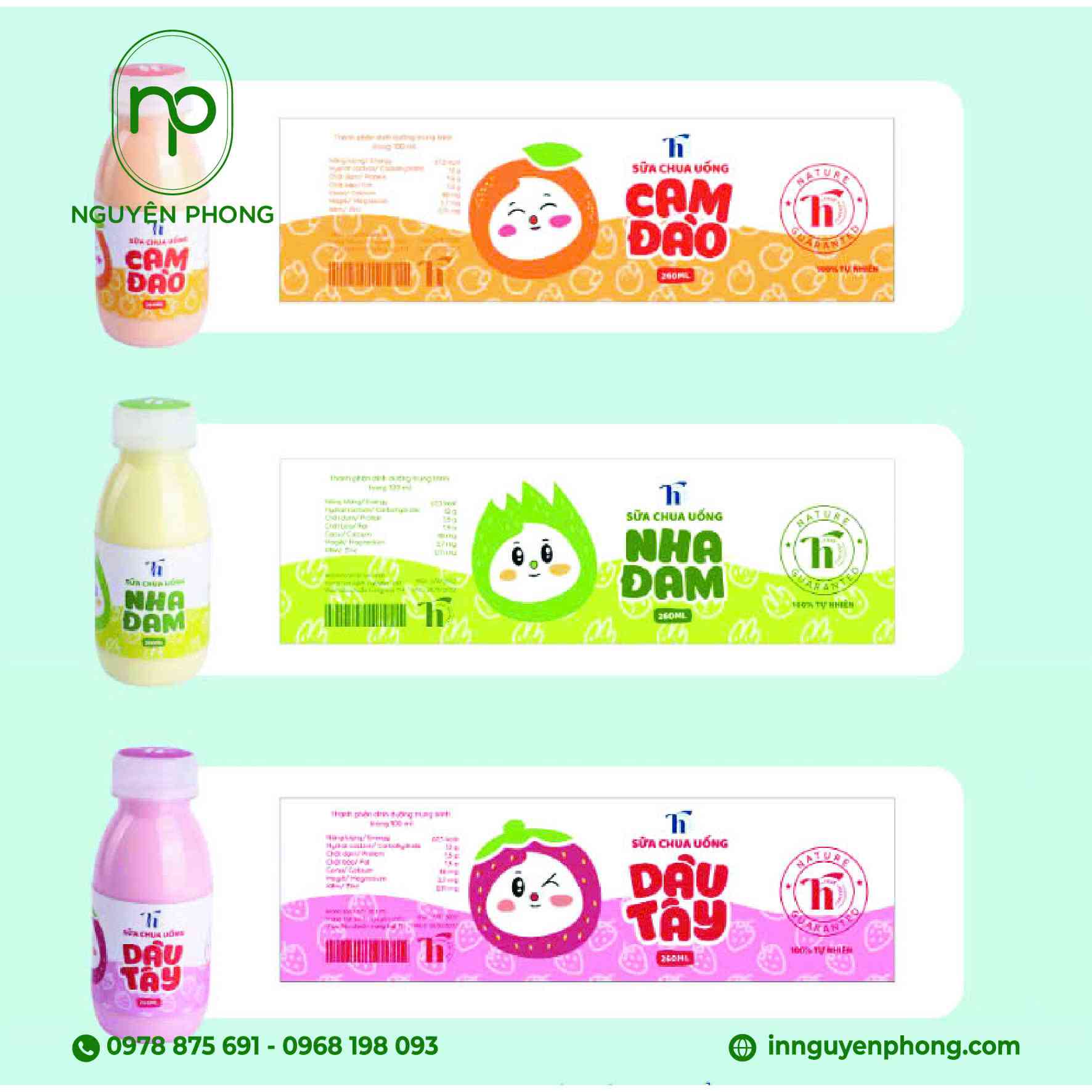 Thiết kế tem sáng tạo giúp sản phẩm nổi bật